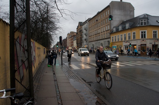Nørrebrogade i lys og lys